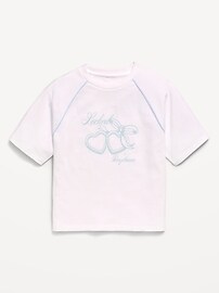 Image number 1 showing, Oversized Short-Sleeve Graphic T-Shirt for Girls
