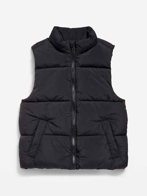 Frost-Free Water-Resistant Puffer Vest for Boys