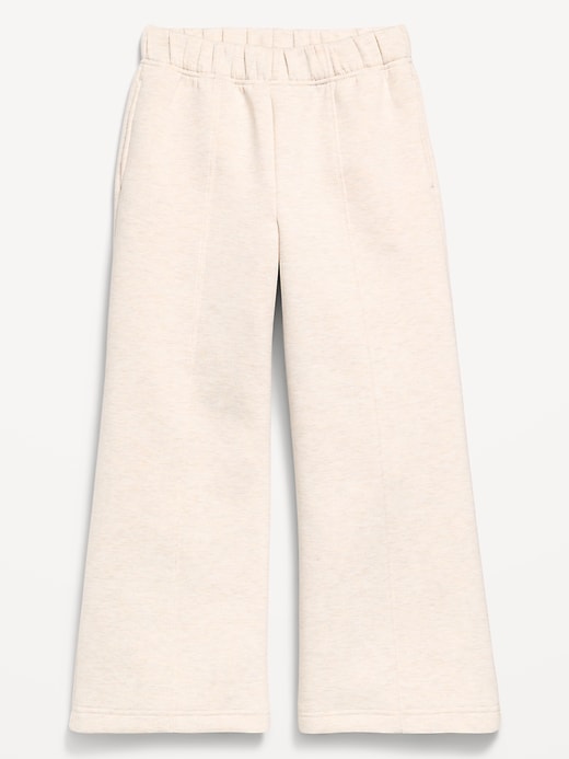 Image number 1 showing, High-Waisted Bounce Fleece Wide-Leg Sweatpants for Girls