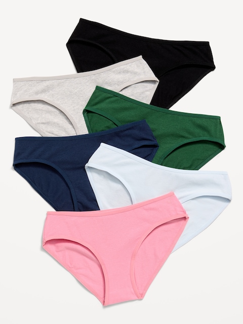 Bikini Underwear 6-Pack for Girls