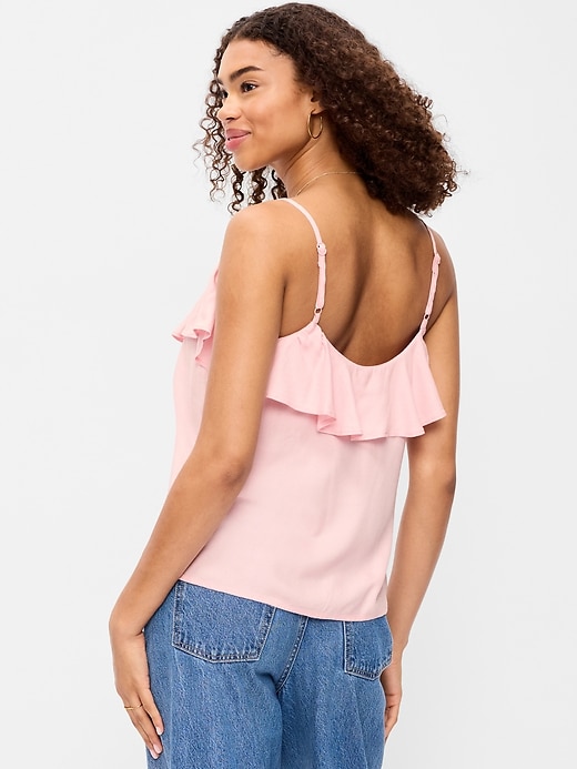 Image number 2 showing, Sleeveless Ruffle Tank Top