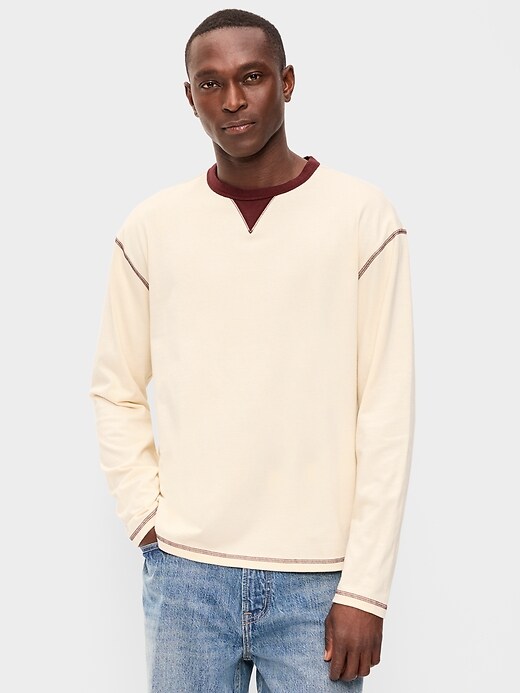Image number 1 showing, Heavyweight Long-Sleeve T-Shirt