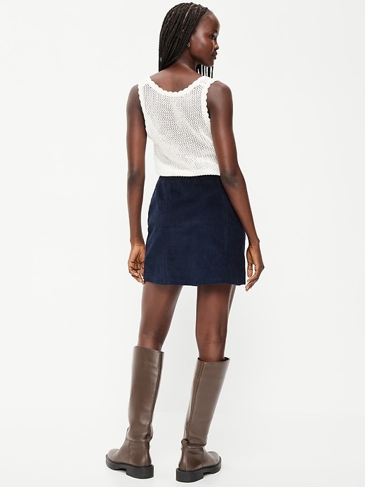 Image number 3 showing, Corduroy Mini Skirt