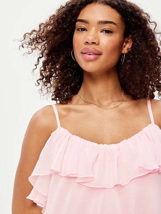 Image number 5 showing, Ruffle-Front Flounce Mini Dress
