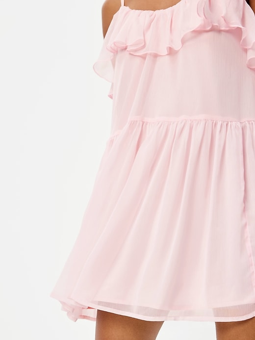 Image number 6 showing, Ruffle-Front Flounce Mini Dress