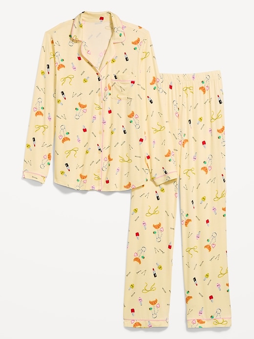 Image number 3 showing, Sunday Sleep Knit Jersey Pant Set