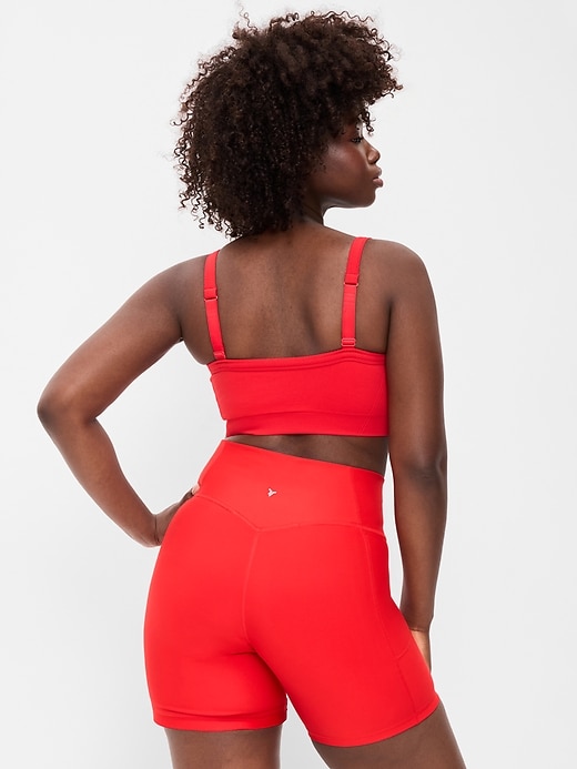 Image number 4 showing, Light Support Fluid Seamless Ribbed Sports Bra
