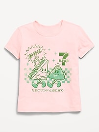 Image number 1 showing, 7-ELEVEN® Graphic T-Shirt for Girls