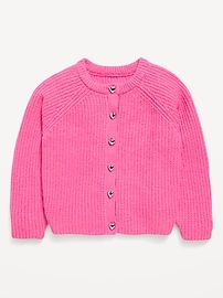 Image number 1 showing, SoSoft Cardigan Sweater for Toddler Girls