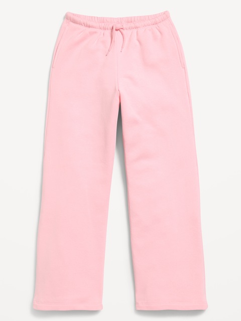 High-Waisted Graphic Wide-Leg Sweatpants for Girls