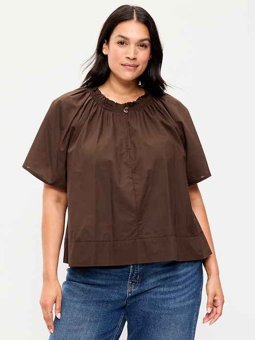 Image number 5 showing, Loose Short-Sleeve Top