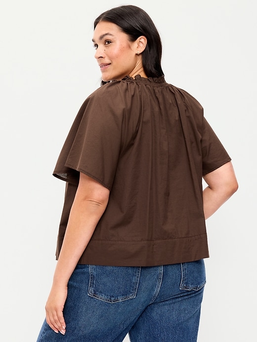 Image number 6 showing, Loose Short-Sleeve Top