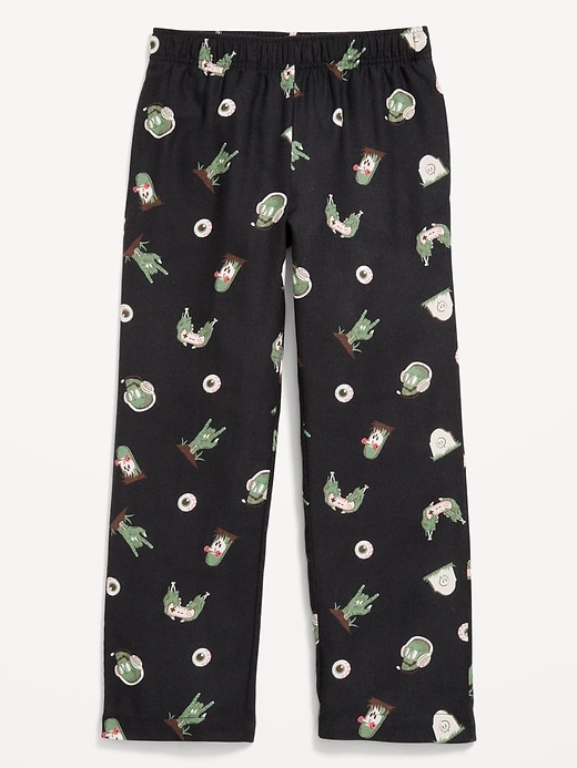 L'image numéro 1 présente Pantalon de pyjama en flanelle à motif pour garçon
