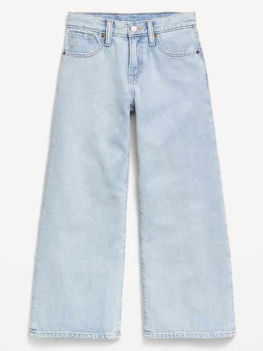 Image number 1 showing, Super Baggy Wide-Leg Jeans for Girls