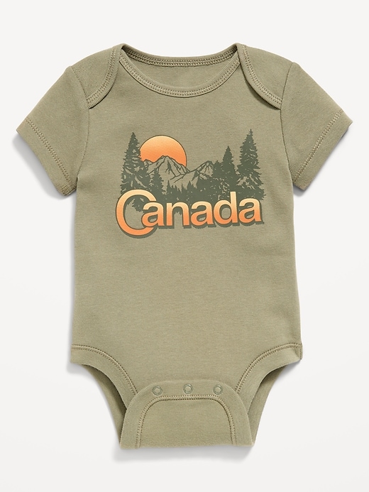 Image number 1 showing, Long-Sleeve Graphic Bodysuit for Baby