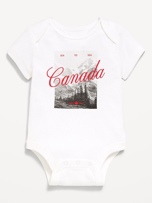Image number 1 showing, Long-Sleeve Graphic Bodysuit for Baby