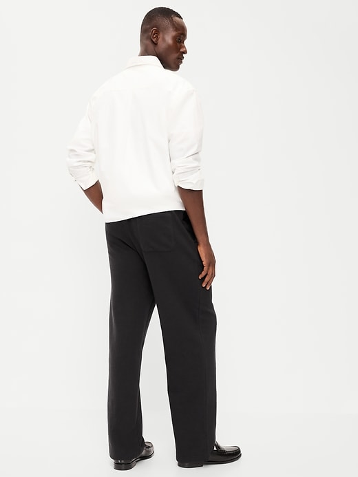 L'image numéro 3 présente Pantalon en coton ouaté coupe généreuse Première nécessité