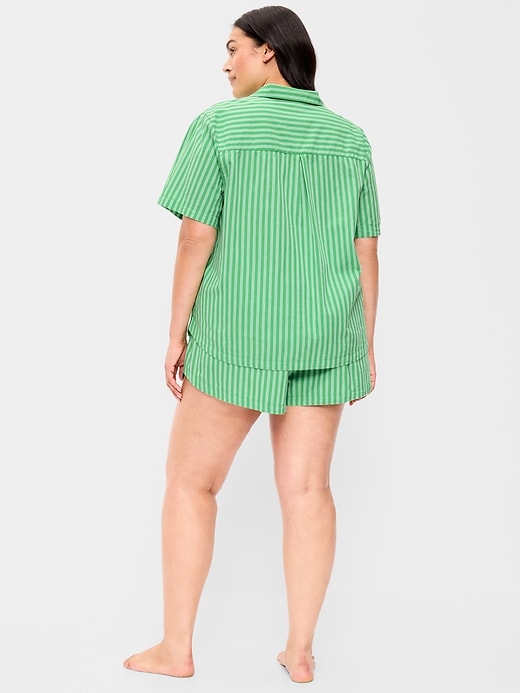 Image number 7 showing, Poplin Pajama Short Set