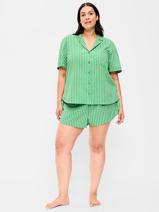 Image number 6 showing, Poplin Pajama Short Set
