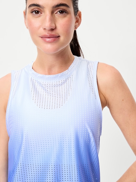 Image number 4 showing, Mesh Muscle Tank Top