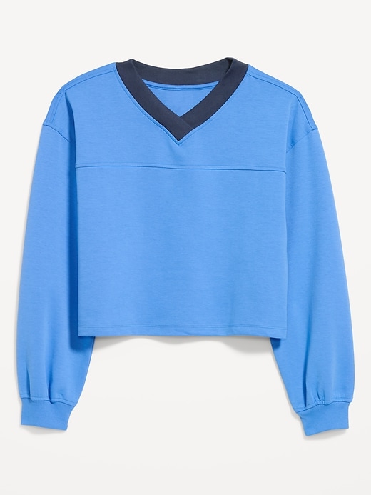 Image number 2 showing, Dynamic Fleece Oversized Cropped Sweatshirt