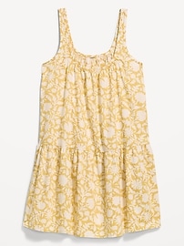 Image number 1 showing, Sleeveless Scoop-Neck Mini Swing Dress