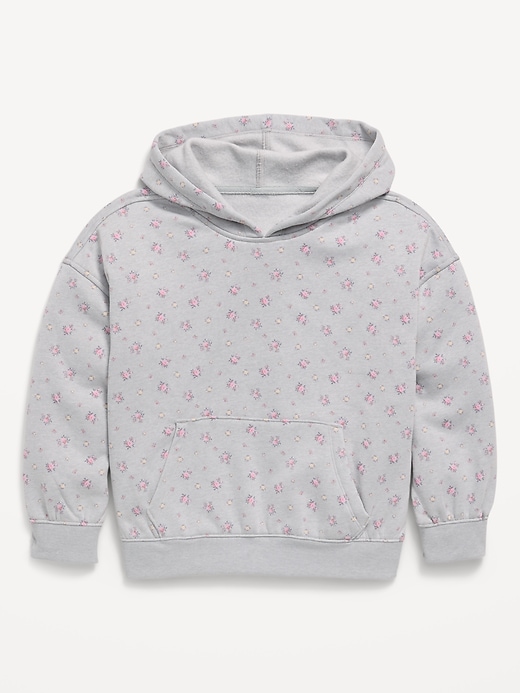 Image number 1 showing, Oversized Graphic Pullover Hoodie for Girls