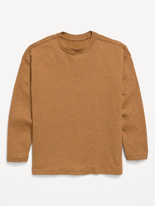 Image number 1 showing, Oversized Long-Sleeve T-Shirt for Boys