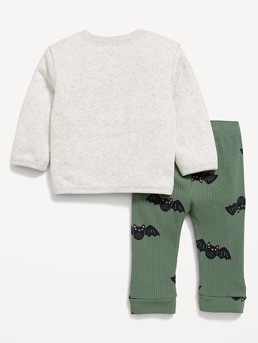 Image number 2 showing, Long-Sleeve Graphic Sweatshirt and Pants Set for Baby