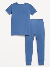 Image number 2 showing, Snug-Fit Ribbed Pajama Set for Toddler & Baby