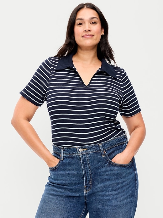 Image number 7 showing, Keyhole Polo Top