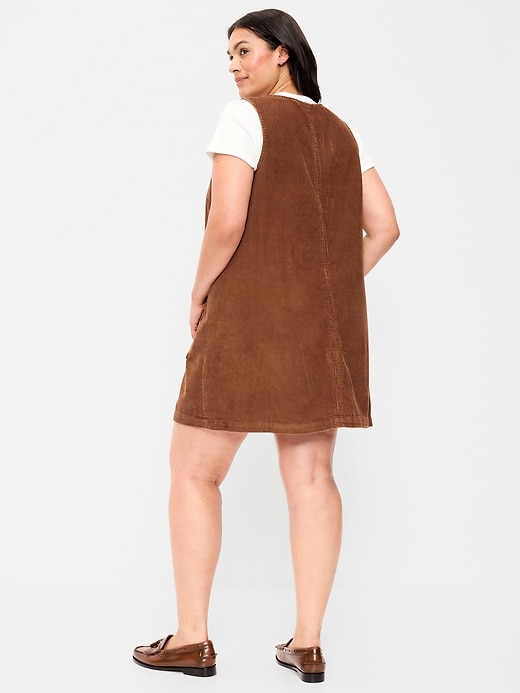 Image number 10 showing, Sleeveless Pinafore Mini Dress