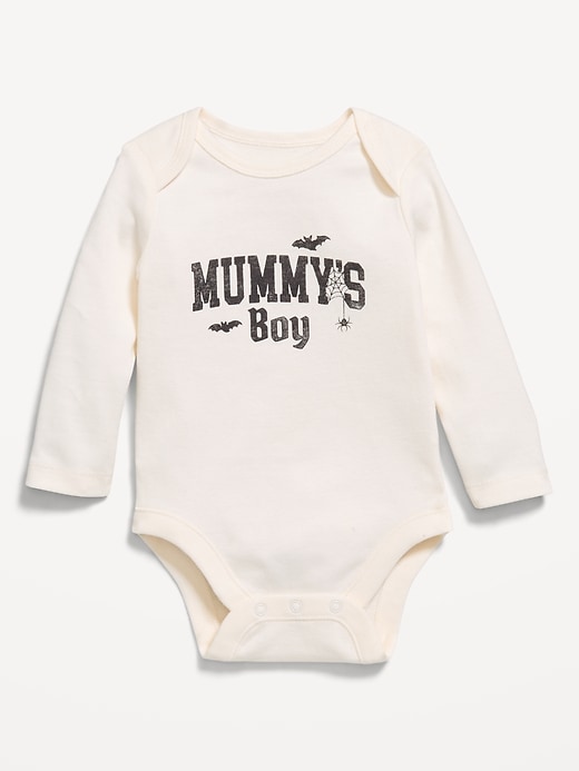 Image number 1 showing, Long-Sleeve Graphic Bodysuit for Baby