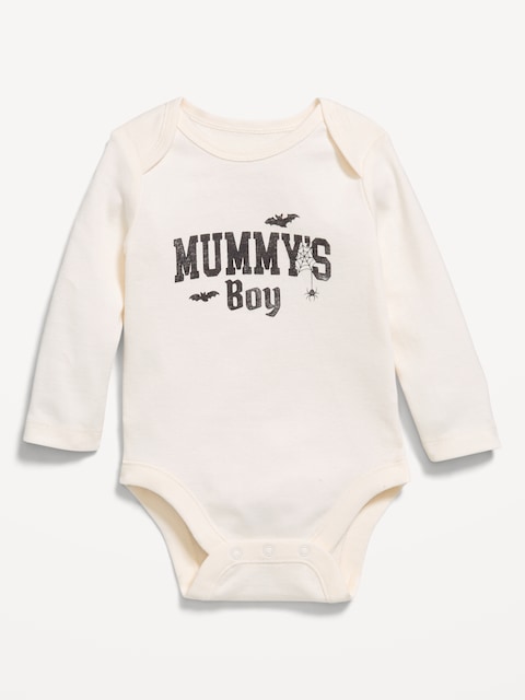 Long-Sleeve Graphic Bodysuit for Baby