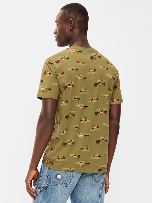 L'image numéro 2 présente T-shirt ras du cou