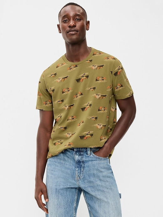 L'image numéro 1 présente T-shirt ras du cou