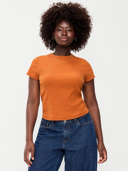 Image number 5 showing, Snug Crop T-Shirt