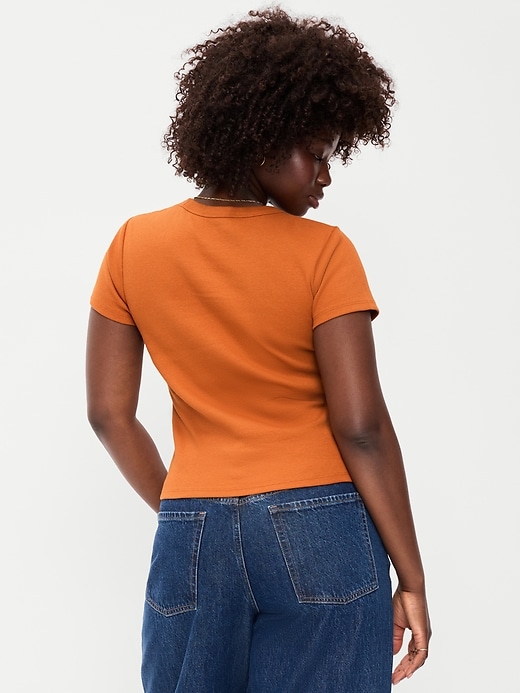 Image number 6 showing, Snug Crop T-Shirt