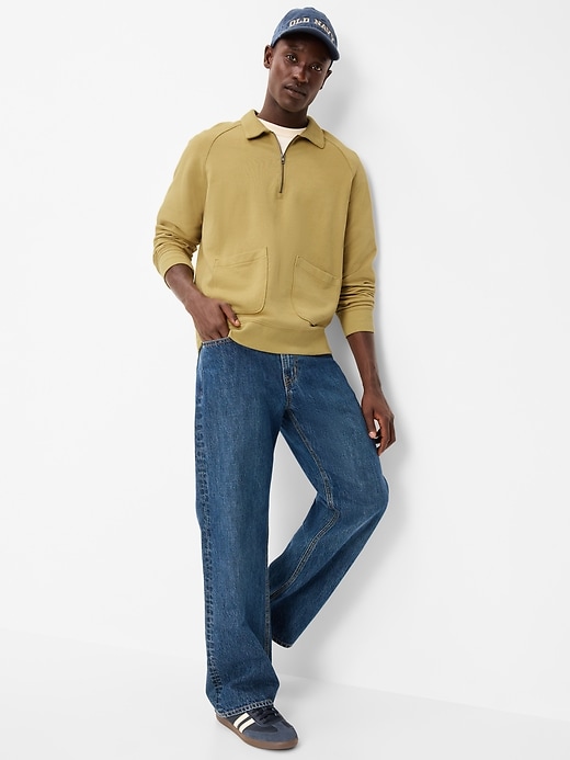 Image number 3 showing, Collared Fleece Chore Pullover