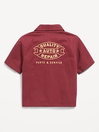 Image number 2 showing, Short-Sleeve Boxy Shirt for Toddler Boys