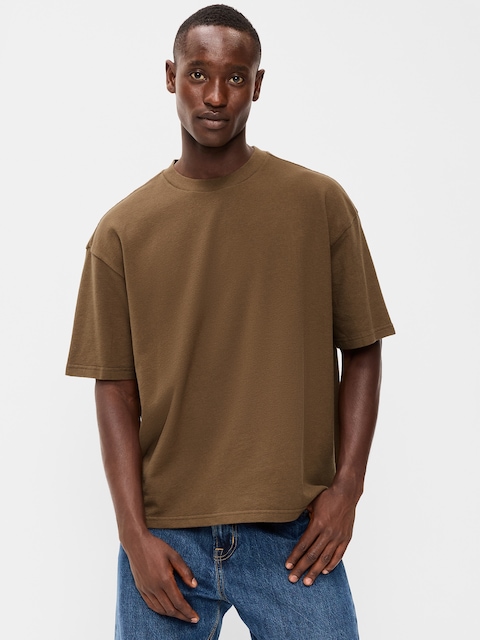 Oversized Heavyweight Garment-Washed T-Shirt
