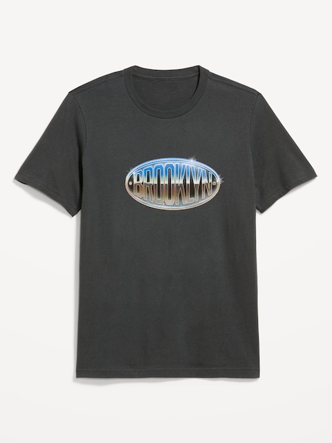 Soft-Washed Crew-Neck Graphic T-Shirt