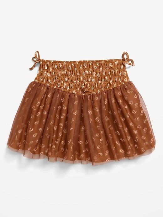 Image number 2 showing, Western Smocked Tulle Skirt for Toddler Girls