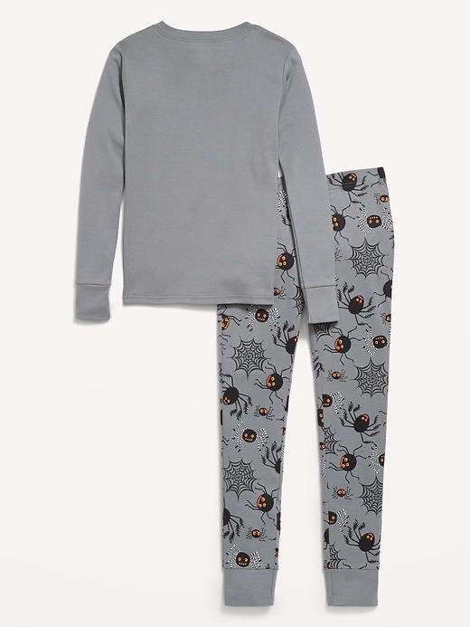 Image number 2 showing, Gender-Neutral Snug-Fit Graphic Pajama Set for Kids