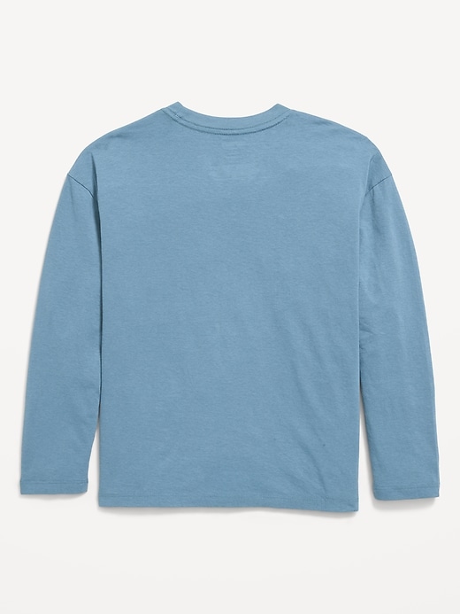 Image number 2 showing, Oversized Long-Sleeve T-Shirt for Boys