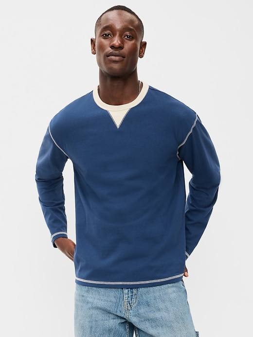 Image number 1 showing, Heavyweight Long-Sleeve T-Shirt