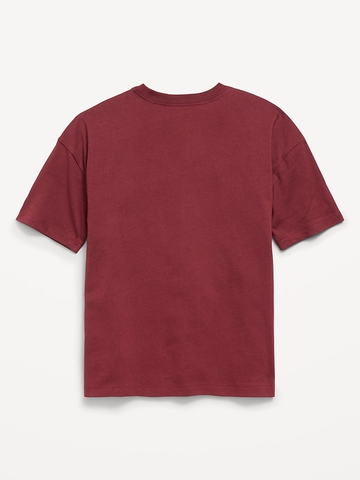 Image number 3 showing, Oversized Short-Sleeve Pocket T-Shirt for Boys
