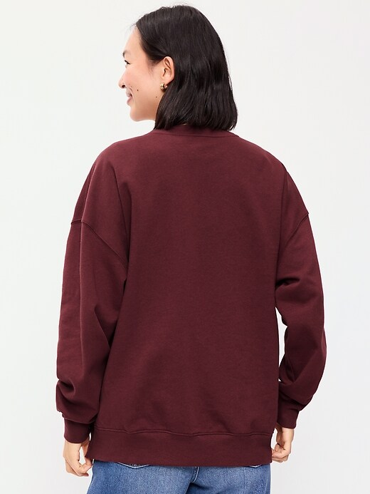 Image number 2 showing, SoComfy Oversized Crew-Neck Sweatshirt