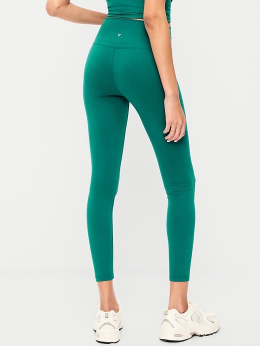 Image number 2 showing, High-Waisted PowerChill 7/8 Cotton Leggings