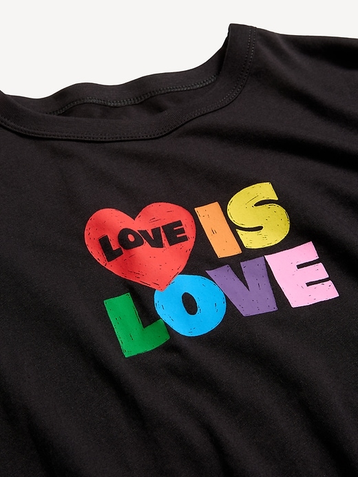 L'image numéro 4 présente T-shirt passe-partout ras du cou à imprimé